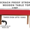Wooden Classroom Table (6 Seater - Rectangle shape) for Preschools